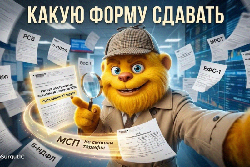Как правильно заполнить расчет по страховым взносам за 1-й квартал 2026 года в 1С: Пошаговая инструкция и важные изменения от ФНС