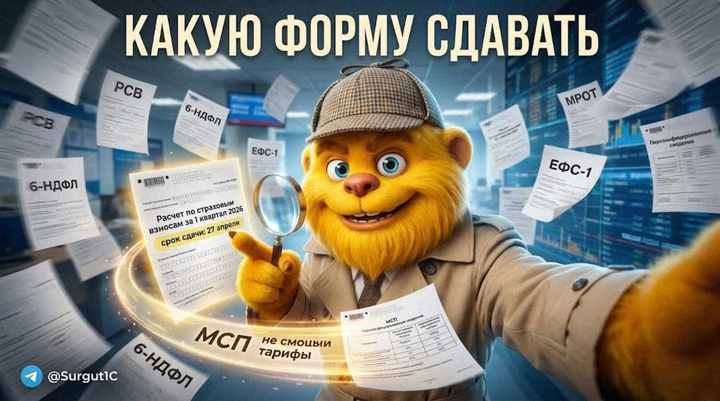 Как правильно заполнить расчет по страховым взносам за 1-й квартал 2026 года в 1С: Пошаговая инструкция и важные изменения от ФНС