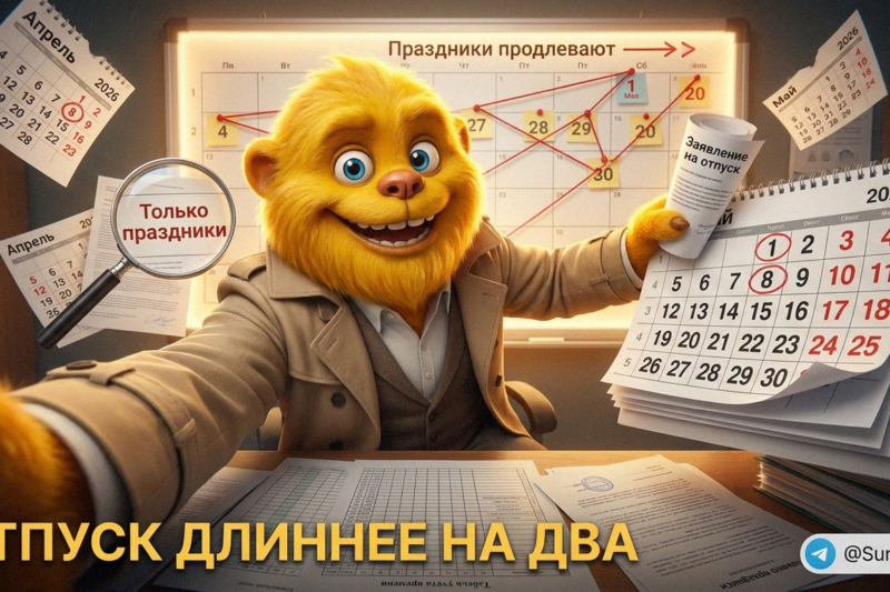 Как правильно продлить отпуск в мае 2026 года: все нюансы праздничных дней и рабочие формулировки заявлений