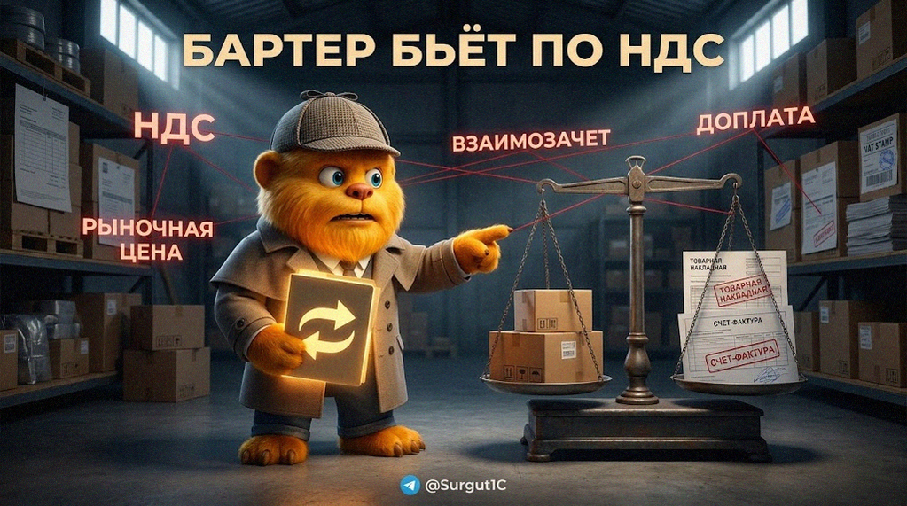 Ошибки учета бартера в 1С: как избежать донарах и штрафов при обмене товарами?