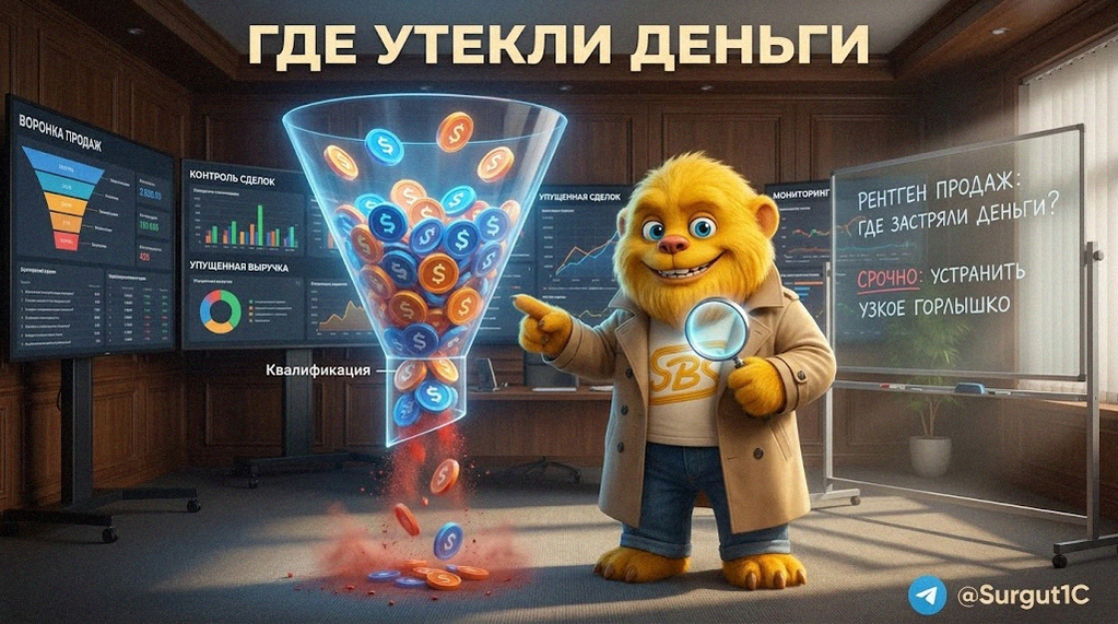 Как повысить конверсию на 20% с помощью воронки продаж в 1С:УНФ: реальные ошибки, советы и секреты мониторинга