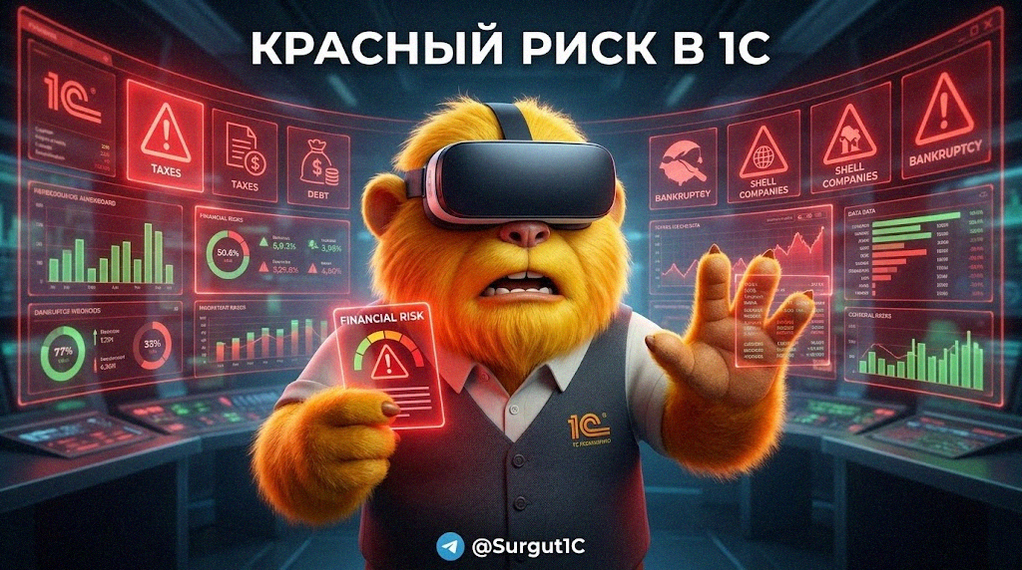 Защити свой бизнес от "однодневок": как автоматический контроль рисков в 1С минимизирует потери и повышает надежность контрагентов