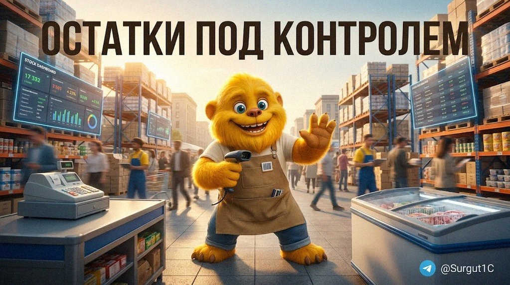 Как избежать ошибок при работе с остатками товаров в 1С:УНФ и увеличить продажи за счёт автоматизации контроля запасов