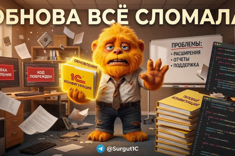 Как избежать головной боли при доработке конфигураций 1С: секреты обновлений без потери поддержки