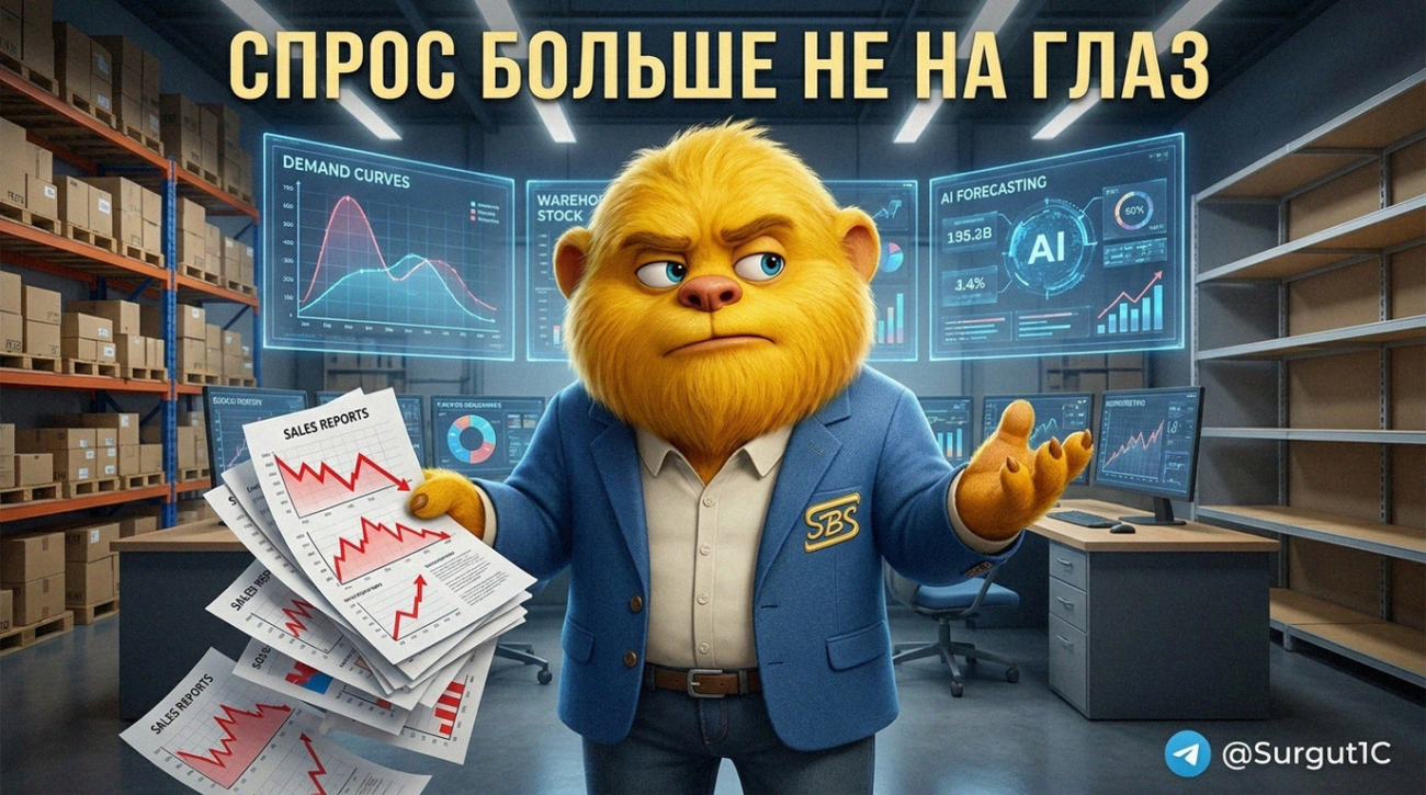 Будущее вашего бизнеса: как «1С:Прогнозирование продаж» спасает от потерь и хаоса в закупках