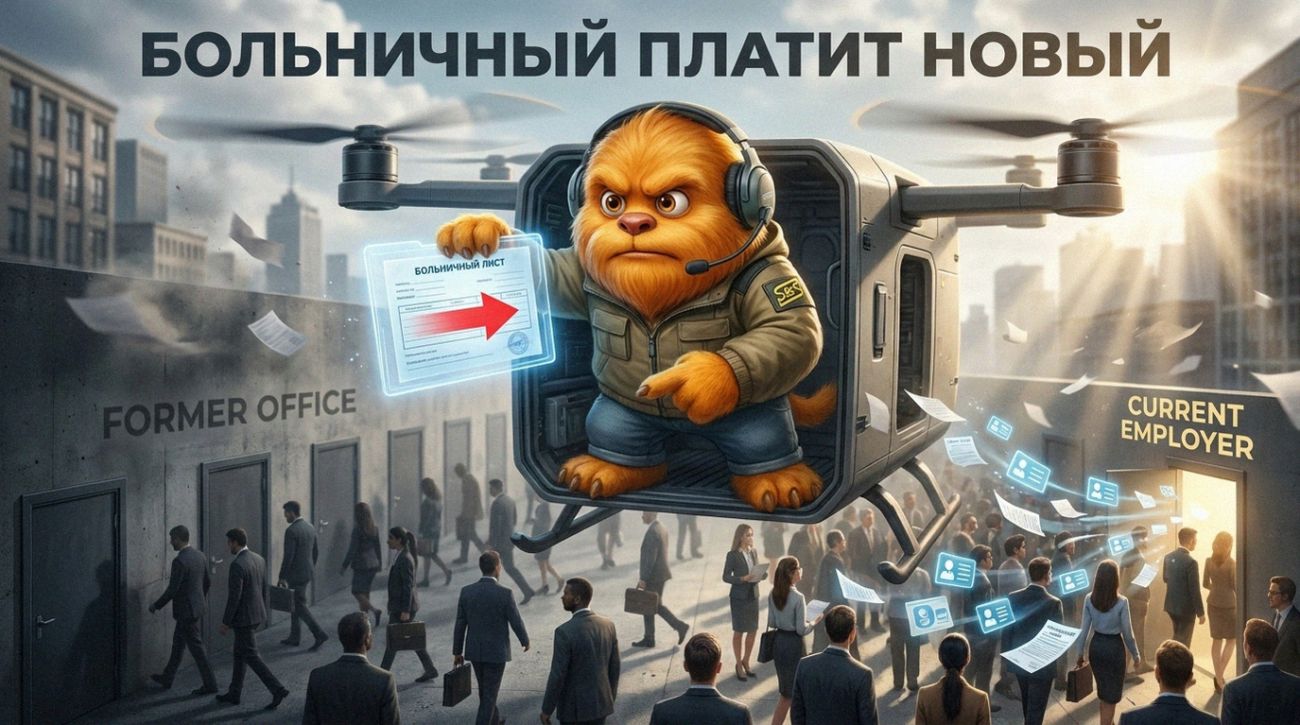Почему уволенный сотрудник не получит больничный от бывшего работодателя, если устроился на новое место?