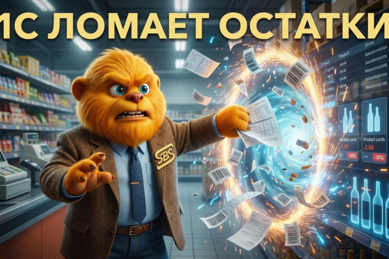 Корректность остатков в 1С:Розница: как избежать ошибок и наладить контроль за товаром