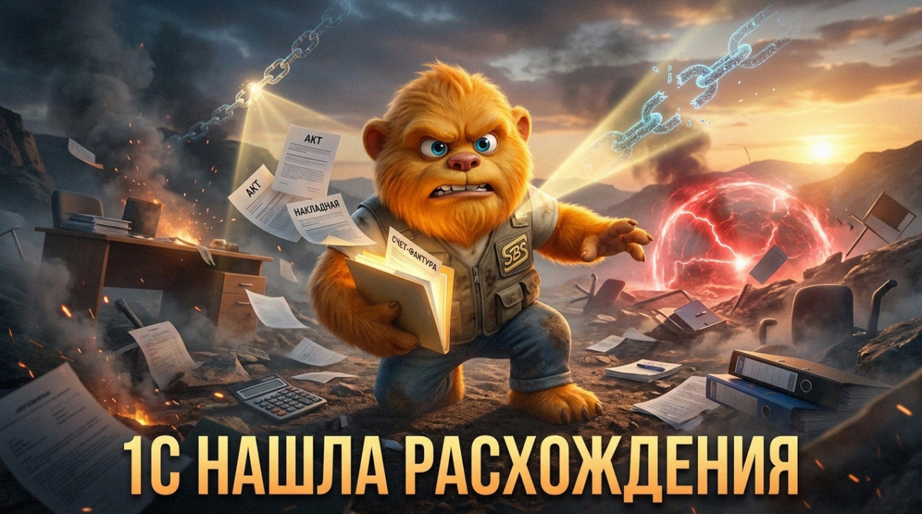 Автоматическая сверка документов, о которой мечтает каждая бухгалтерия: сократите время и ошибки с 1С:Сверка