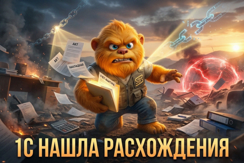 Автоматическая сверка документов, о которой мечтает каждая бухгалтерия: сократите время и ошибки с 1С:Сверка